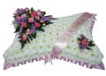 Funeral Flowers Funeral Pillow  - 14 x 10 ins