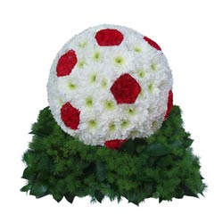 3D Football Funeral Tribute
