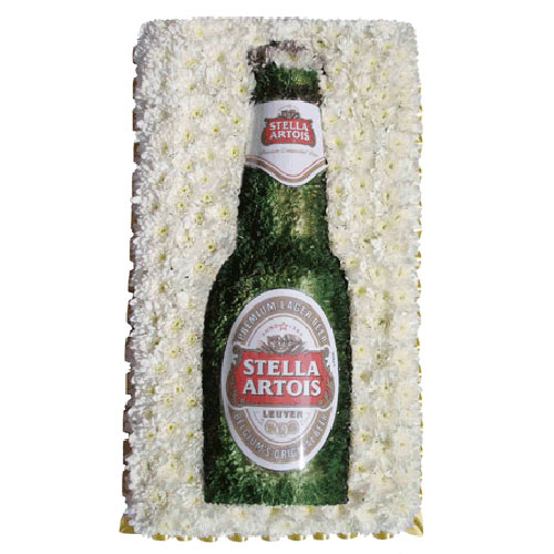 Funeral FlowersBespoke Beer Bottle Tribute