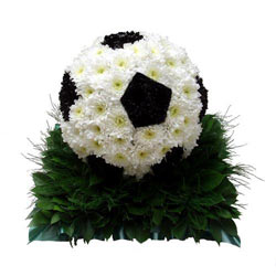 3D Football Funeral Tribute