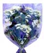 Funeral Flowers Blue & White Funeral Bouquet 