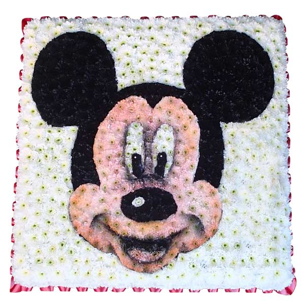 Funeral FlowersBespoke Mickey Mouse Tribute