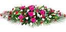 Funeral Coffin Spray - Cerise Gerbera Small Image