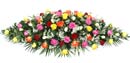 Funeral Coffin Spray - Mixed Roses Small Image