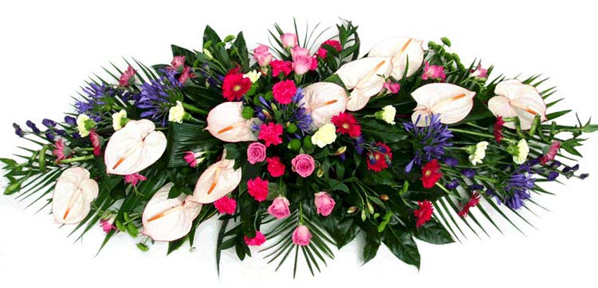 Funeral FlowersFuneral Coffin Spray - Modern