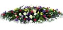 Multi Coloured Funeral Coffin Spray Small Image