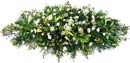 Rustic Funeral Coffin Spray Small Image