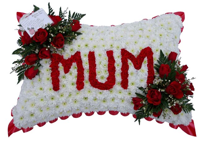 Funeral FlowersFuneral Pillow MUM or DAD