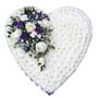 Funeral Heart Tribute Purple Small Image