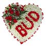 Funeral Heart - Red Letters  Small Image