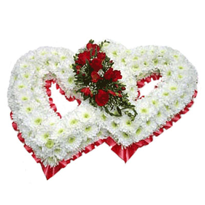 Funeral FlowersSpeciality Double Open Heart