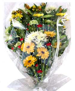 Yellow Funeral Bouquet