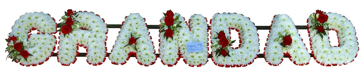 Funeral FlowersGRANDAD Name Tribute
