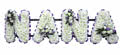 Funeral Flowers Nana Funeral Flower Tribute Plain Letters no Placements