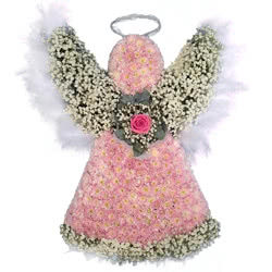 Funeral Flowers Pink Angel Funeral Flower Tribute
