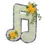 Double Note Flower Tribute