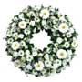 Funeral Flowers Cream Open Funeral Ring  