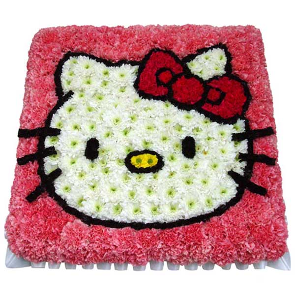 Funeral FlowersKitty Childrens Funeral Tribute