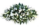 Funeral Flowers White Arum Lily Spray   20 - 24 Inches