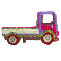Flat Bed Lorry Floral Tribute
