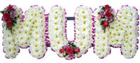MUM Name Frame Tribute - Pink