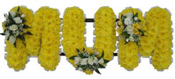 MUM Funeral Tribute - Yellow