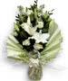 Sheaf - White Lily & Rose