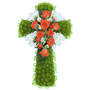 Funeral Flowers Celtic Floral Cross Tribute Large