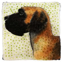 Funeral Flowers Great Dane Dog Bespoke Tribute