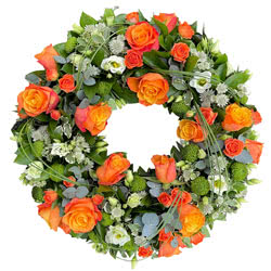 Floral ring wreath deals