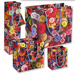 Photowrap Buttons Gift Bags