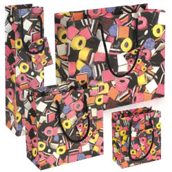 Photowrap liquorice allsorts gift bags
