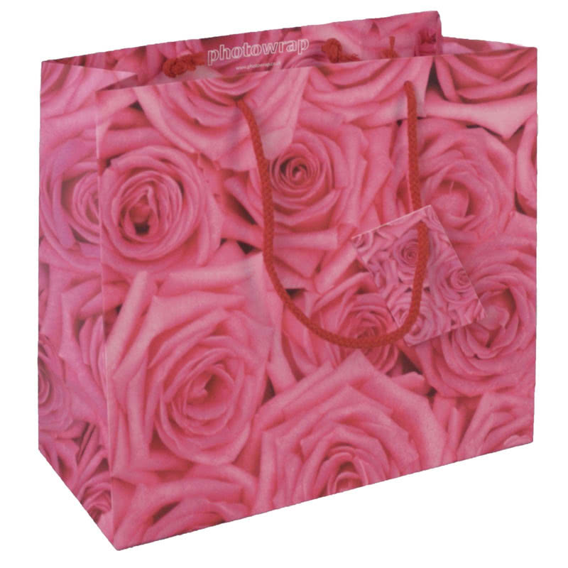 PhotowrapPink Roses Large Gift Bag