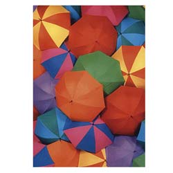 Umbrellas Greeting Card
