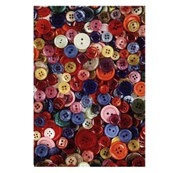 Photowrap Buttons Greeting Card