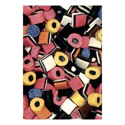 Liquorice Allsorts Card