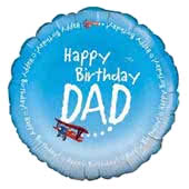 Helium Foil Balloons available inflated or flat packed for birthdays, births, weddings, love, anniversary, congrtaulations, get well and thank you events. When inflated they are supplied with a non metallic ribbon tie and a weight to stop them from floating away.