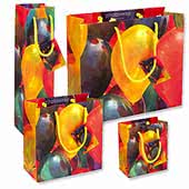 Gift Bags for children and adults featuring dinosaurs, robots, gnomes, cupcakes, buttons, liquorice allsorts, balloons, mermaids coming in several different sizes.