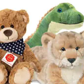 Teddy Hermann plush soft toy Teddy Bears, Bunnies, Cats, Dogs, Wild Animals, Exotic Birds, Forest Animals, Sea Creatures, Chicks and Farm Animals