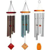 Woodstock Musical Wind Chimes originate from the GRAMMY® award-winning musician Garry Kvistad. The wind chimes, including Amazing Grace, are of premier quality, using only the best woods and metals.