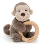 Baby Jellycat Wooden Teething Rings including Cordy Roy and Shooshu.