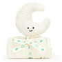 Baby Jellycat Amuseable Moon Baby Soother Front