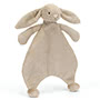 Bashful Beige Bunny Baby Comforter