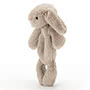 Baby Jellycat Bashful Beige Bunny Ring Rattle Side