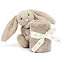 Baby Jellycat Bashful Beige Bunny Soother 