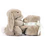 Baby Jellycat Bashful Beige Bunny Soother Side