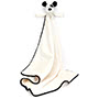 Baby Jellycat Bashful Black & Cream Puppy Blankie Hanging