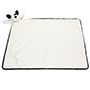 Baby Jellycat Bashful Black & Cream Puppy Blankie Open