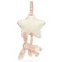 Baby Jellycat Bashful Blush Bunny Musical Pull Back
