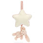 Baby Jellycat Bashful Blush Bunny Musical Pull 